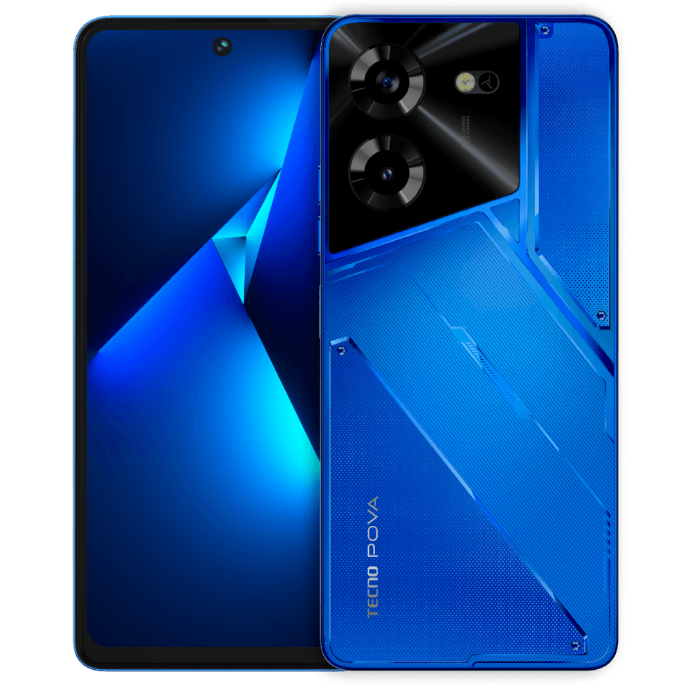 LH7n POVA 5 128+8 Hurricane Blue, 6.8" Asahi Glass, 20:9, 2460 x 1080 Mpix, 2.2GHz x2+ 2,0GHz x6, 8 Core, 8GB RAM, 128GB, up to 256GB flash, 50Мп/8Мп, 2 Sim, 4G, BT v5.0, WiFi 802.11 b/g/n, GPS/AGPS, GLONASS, NFC, Type-C, 6000mAh, Android 13, 217.7g, 168,